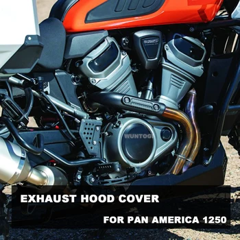 Išmetimo Vamzdžio Dangtis Motociklo Screamin' Eagle Išmetamųjų Shield Įterpti VISOS AMERIKOS 1250 S PA1250 S PANAMERICA1250 2021