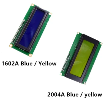 Mėlyna / Geltona Žalia Ekrano 1602A / 2004A LCD Ekranas 5V LCD Ekranas Modulis Su Apšvietimu IIC / I2C Už Arduino