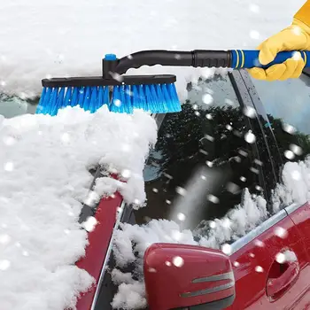 Automobilių Sniego Scrapper Auto priekinio, galinio Stiklo Lango Sniego Valymas 2 Kaušiniai Priemonė, Žieminės 1 Grandiklis, Grandymo Sniego Pašalinimo Ledo Teptuku G8M2