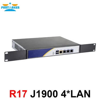 Partaker R17 Intel PCI-E 1000M 4*82583v Ugniasienės, Tinklo Serverių su 