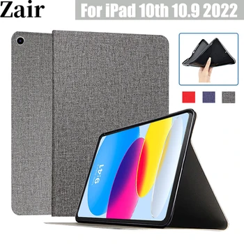 Tablet Case For iPad 10 10.9 colių 2022 A2757 A2777 Apversti stovėti Planšetinio kompiuterio Dangtelis 