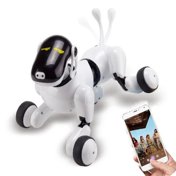 Balso Komandos APP Kontroliuoti Robotas Šuns Žaislas Elektroninių Pet Juokingas Interaktyvus Nuotolinio Valdymo pultu Mažylis 