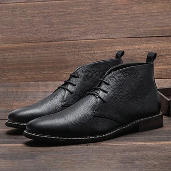 Vyriški batai natūralios Odos vyriški batai, Prekės kokybės 