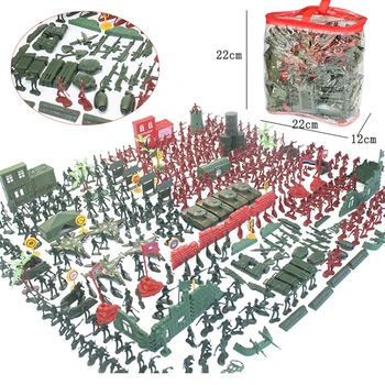 330pcs Karinės Žaislo Modelis Veiksmų Skaičius, Plastikiniai Karių Armijos Vyrai Duomenys 4cm Karių Orlaivio Bakuose Bokštelis Vaikų Berniukas Dovana
