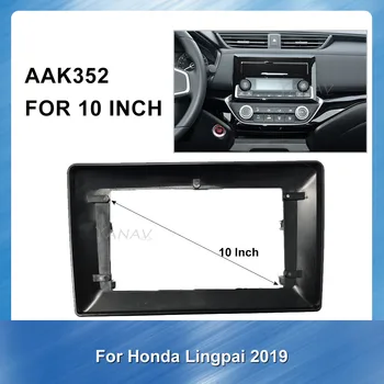 9 Colių 2 Din Automobilio Radijo fascia-Honda Lingpai 2019 automagnetolos DVD GPS Navigacijos Brūkšnys Mount Apdailos Montavimo Komplektas Rėmas Skydelis