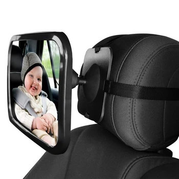 Reguliuojamo Pločio Automobilio Galinės Sėdynės Vaizdo Veidrodėlis Kūdikių/Vaikų Automobilio Sėdynės Saugos Veidrodis Stebėti Pagalvėlės Aukštos Kokybės Automobilių Interjero Stilius