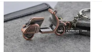 100vnt/daug fashionMotorcycle Motoroleris paketų prižiūrėtojų raktinę Keychain Klasikinis 3D Pakabukas Raktų Grandinės metalo unisex raktų žiedas