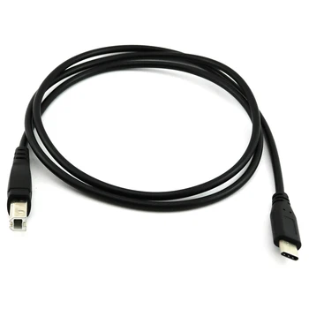 KILIMAS-USB-C USB 3.1 C Tipo Male į USB 2.0, B Tipo Vyras Duomenų Kabelį, Laidą, Telefono Spausdintuvą