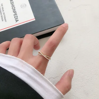 Glod Spalva Užpildyti Pearl Atidaryti Žiedas Vestuvių Nuotaka Dalyvavimas Jubiliejų Dovana Openable Reguliuojamo Dydžio Žiedai Moterų Papuošalai