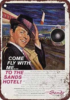 1961 m.), Frank Sinatra už Sands Hotel Las Vegas Derliaus Išvaizdą Metalo Ženklas