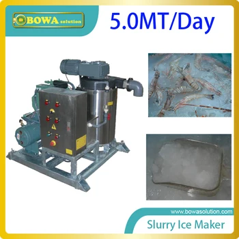 5.0 MT per dieną kokybės srutų ice maker mašina finshing ir mėsos perdirbimo