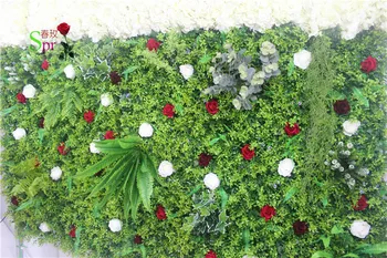 SPR Nemokamas Pristatymas Aukštos kokybės 10vnt/daug vestuvių dekoravimas fone Dirbtinės žolės vestuvių fone, gėlių kelių švino