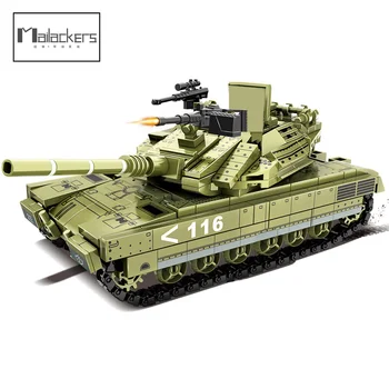 Mailackers Karinės Mk4 Merkava Pagrindinis Tankas Blokai WW2 Ginklas Žaislai Berniukams 475PCS Vaikų Dovanų