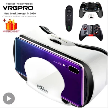 VRG Pro 3D VR Virtualios Realybės Akiniai Viar Rankų įrangos, Prietaisų, Šalmas, Akiniai Išmanųjį telefoną, Mobilųjį Telefoną, Protingas Žiūrovas Žaidimų Objektyvai