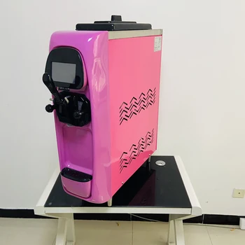 Darbalaukio Minkštas Tarnauti Ledų Mašina Mažas Elektros Ice Cream Makers Sundae Priėmimo Mašina, 110V, 220V