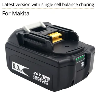 Neueste Verbesserte BL1860 Akku 20 V 6000mAh Li-ionen für Makita 20 V Batterie BL1840 BL1850 BL1830 BL1860B LXT 400