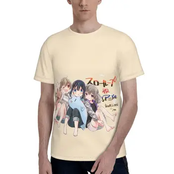 Lėtai Linijos Minagi Koharu Minagi Hiyori Fukumoto Ichika Marškinėliai Cosplay, Anime, Marškinėliai Kawaii Japonijos Individualų Produktų Marškinėlius