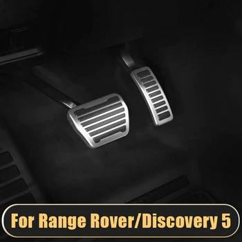 Automobilių Pedalu Kuro Stabdžių Poilsio Pedalo Ir Dangtis Land Rover Discovery 5 2017-2022 Range Rover Sport / Vogue 2013-2022 Metų Reikmenys