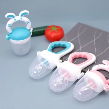 Tinklelio Įmova Maišai PP/Skysta Silikono Moliniai Žaislai Kūdikiams Maitinti Pagalbiniai Maisto Minkštas Žindukas neslidus Bite Krepšys