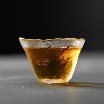 Plaktukas Modelis patys puodeliai Stiklinės Taurės Kinijos Kung Fu Arbatos Puodelio Phnom Vyno Taurės Karščiui atsparaus mažą Stiklinę Vyno Taurės
