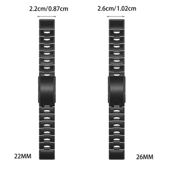 Metalinės Juostos, Suderinama Pirmtakas 935/945 Fenix 5x Safyras Apyrankę Žiūrėti Kilpa Reguliuojamas Apyrankės Smartwatch Dirželis